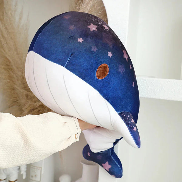 Galaxy Starry Kawaii Blue Pink Whale Plushies