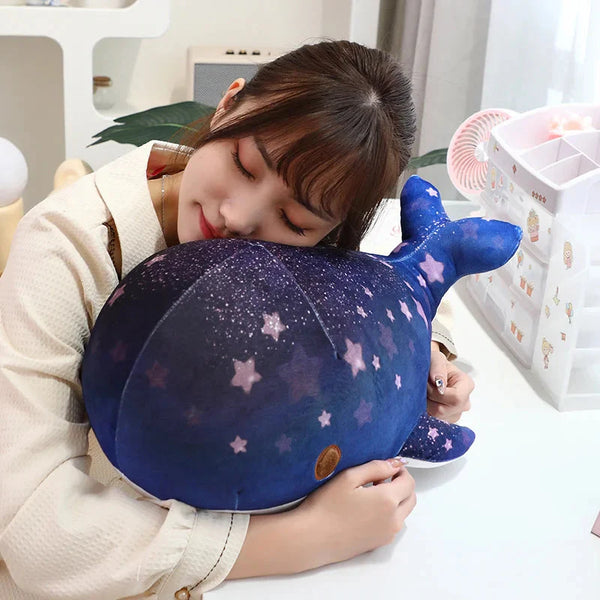 Galaxy Starry Kawaii Blue Pink Whale Plushies