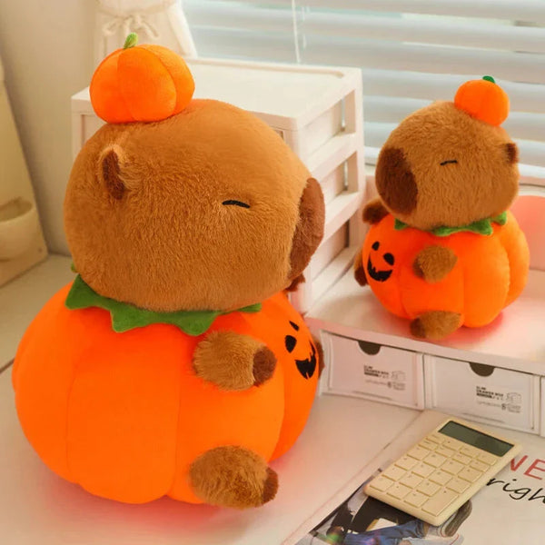Halloween Pumpkin Party Capybara Plush