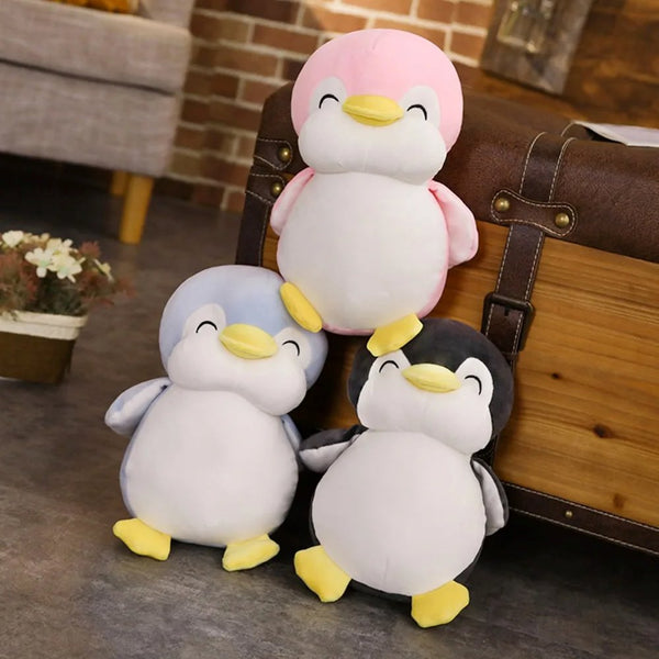 Happy Penguin Trio Plushies