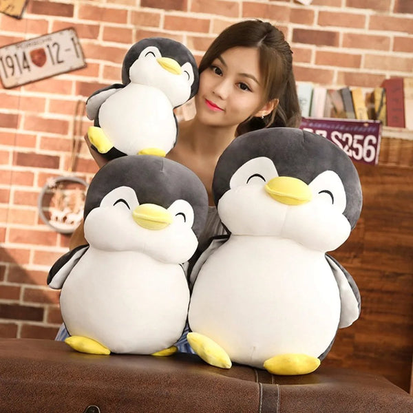 Happy Penguin Trio Plushies