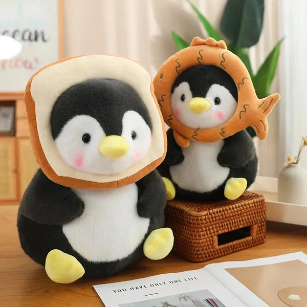 Kawaii Baby Penguin Plushies with Hats