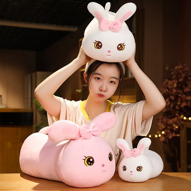 Kawaii Bunny Long Pillow Plushie
