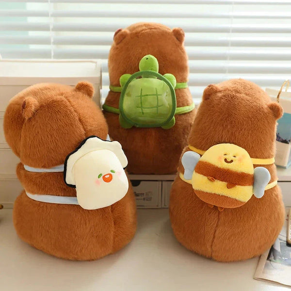Kawaii Capybara with Backpack Plush Collection