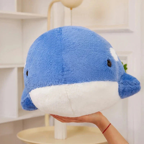 Kawaii Fluffy Gray Blue Killer Whale Plushies