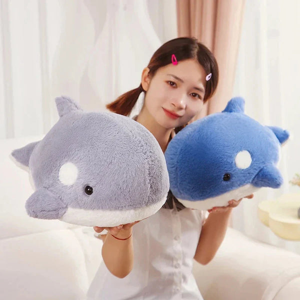 Kawaii Fluffy Gray Blue Killer Whale Plushies