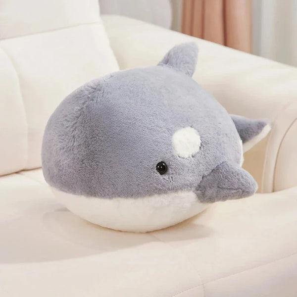 Kawaii Fluffy Gray Blue Killer Whale Plushies