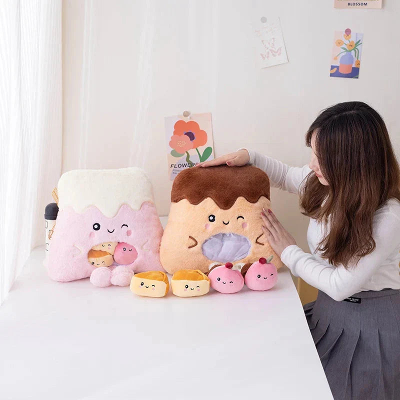 Kawaii Mountain Desserts Candy Bag Plushies