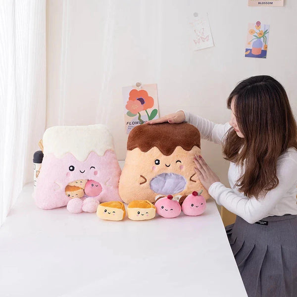 Kawaii Mountain Desserts Candy Bag Plushies