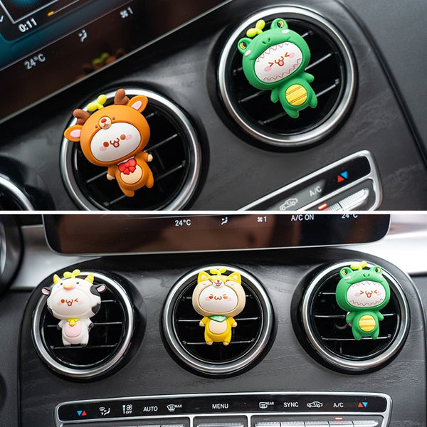 Kawaii Onion Friend Animals Car Air Refresher Perfume Accessories