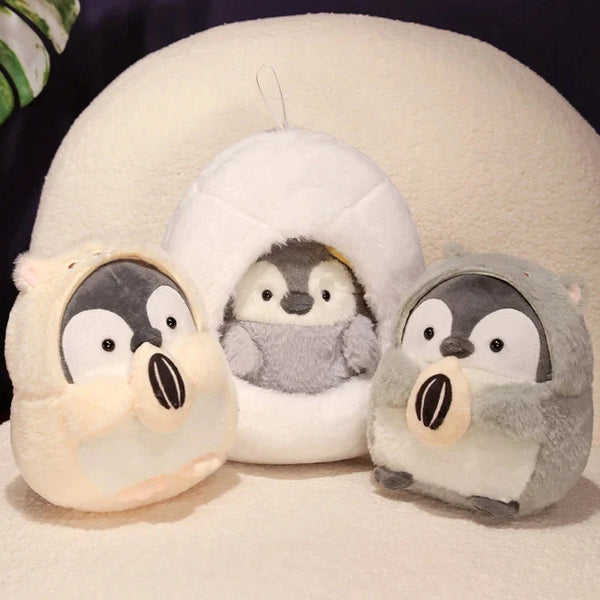 Kawaii Penguin Nest Plushie