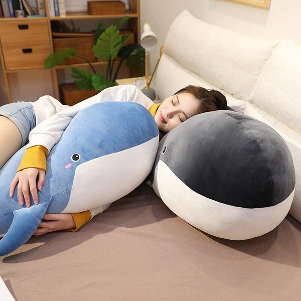 Blue Giant Kawaii Whale Plushie