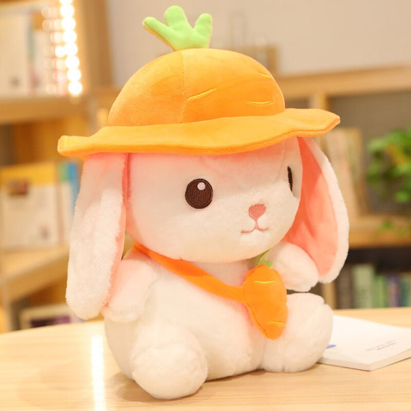Kawaii White Adventure Bunny Plushies Family