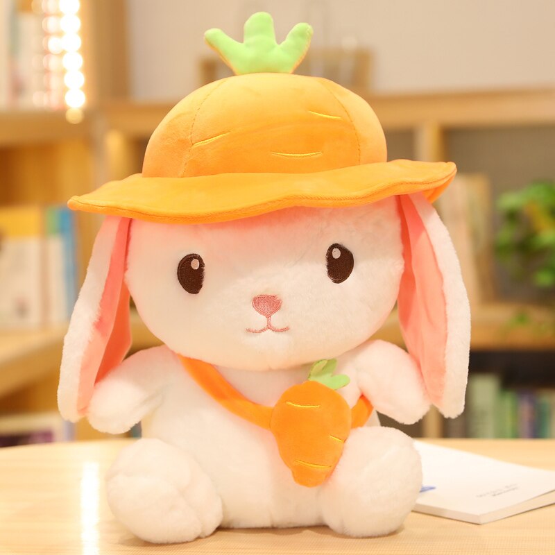 Kawaii White Adventure Bunny Plushies Family
