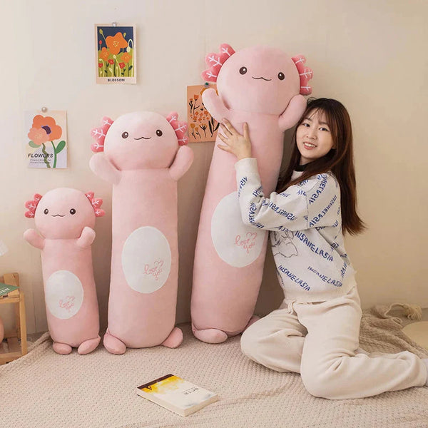 Long Snuggly Fish Axolotl Penguin Plushie Collection 2024
