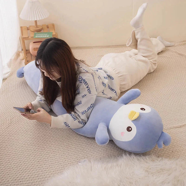 Long Snuggly Fish Axolotl Penguin Plushie Collection 2024