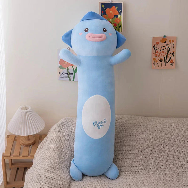 Long Snuggly Fish Axolotl Penguin Plushie Collection 2024