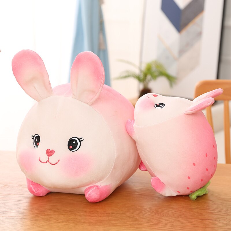Lucky Strawberry Bunny Plushies