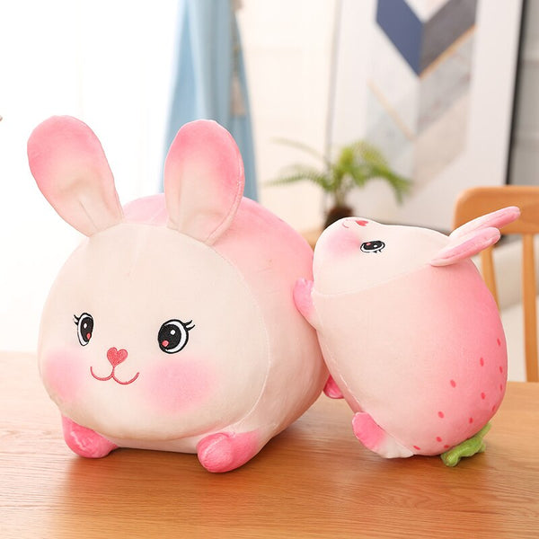 Lucky Strawberry Bunny Plushies