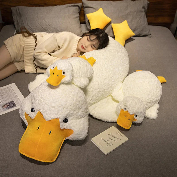 Molly the Giant Fluffy White Duck Plushie