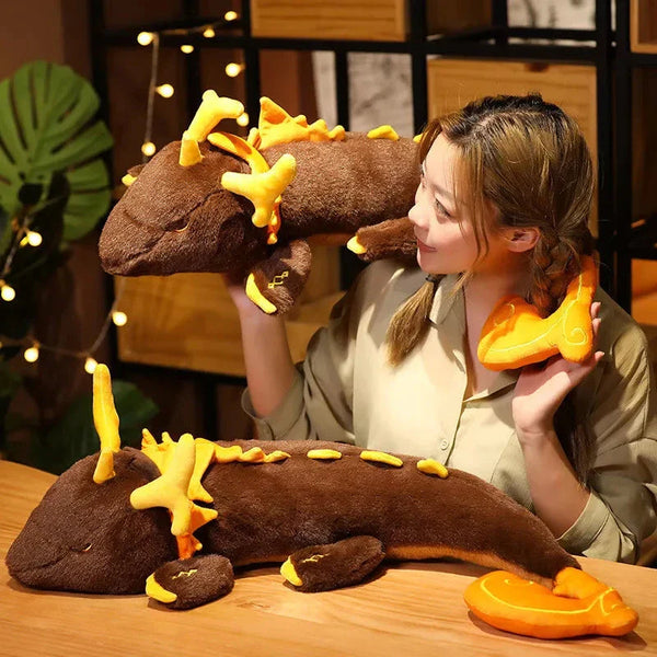 Morax Brown Dragon Genshin Impact Plushie