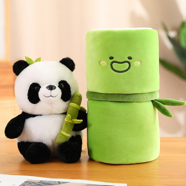 Panda & Bamboo Buddy Plushies
