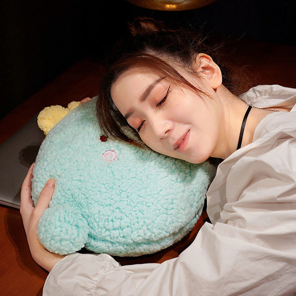 Round Fluffy Animal Pillow Plushie Collection