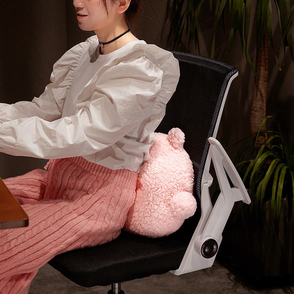 Round Fluffy Animal Pillow Plushie Collection