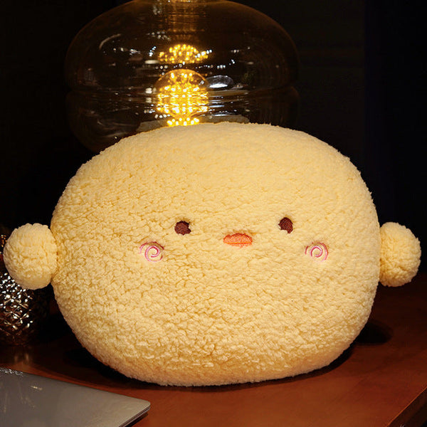 Round Fluffy Animal Pillow Plushie Collection