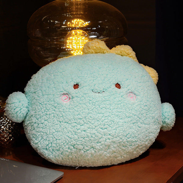 Round Fluffy Animal Pillow Plushie Collection