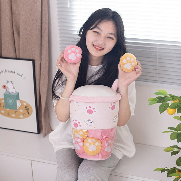 Smiling Boba Dessert Plushie