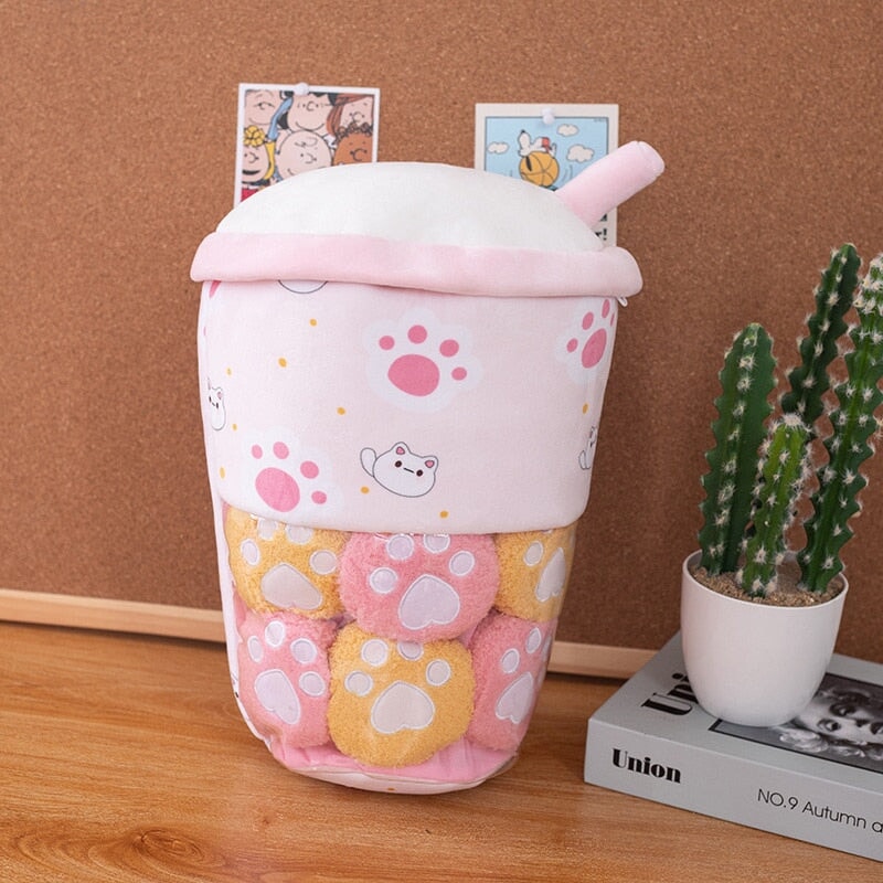 Smiling Boba Dessert Plushie