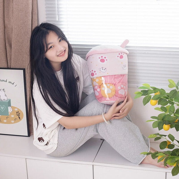Smiling Boba Dessert Plushie