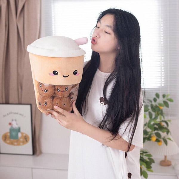 Smiling Boba Dessert Plushie