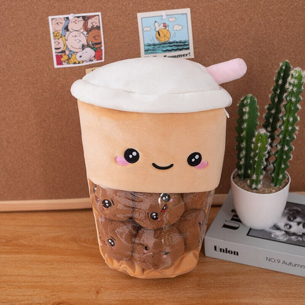 Smiling Boba Dessert Plushie