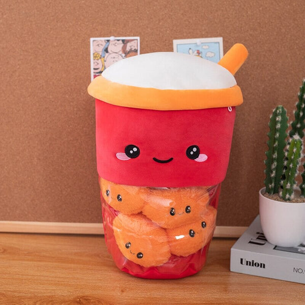 Smiling Boba Dessert Plushie