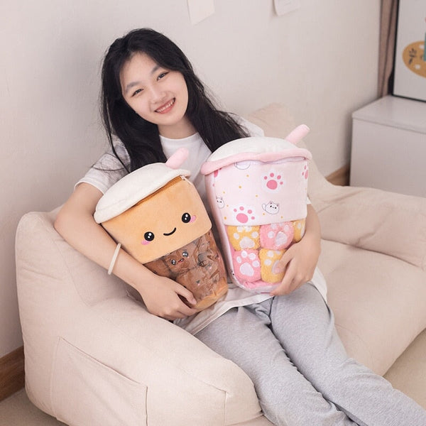 Smiling Boba Dessert Plushie