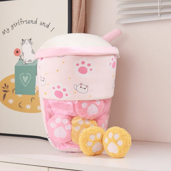 Smiling Boba Dessert Plushie