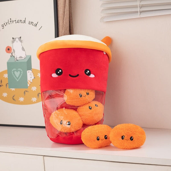 Smiling Boba Dessert Plushie