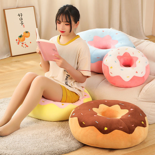 Soft Pastel Donut Cushion Plushies Collection