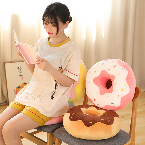 Soft Pastel Donut Cushion Plushies Collection