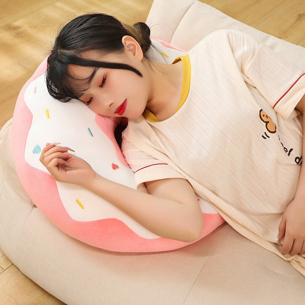 Soft Pastel Donut Cushion Plushies Collection