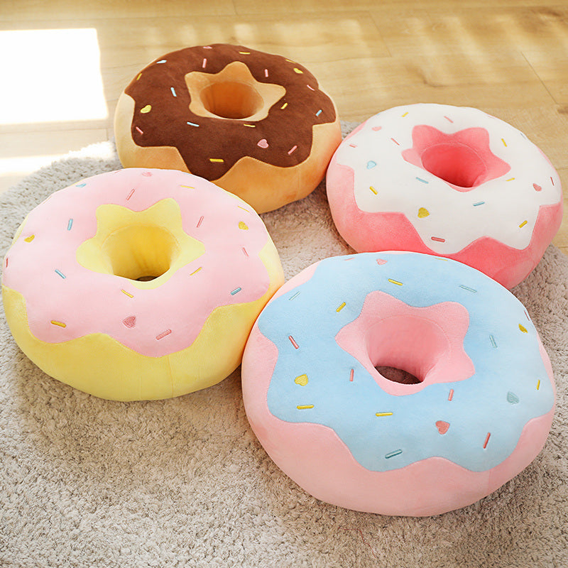 Soft Pastel Donut Cushion Plushies Collection