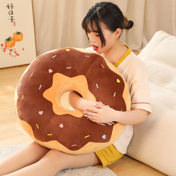 Soft Pastel Donut Cushion Plushies Collection