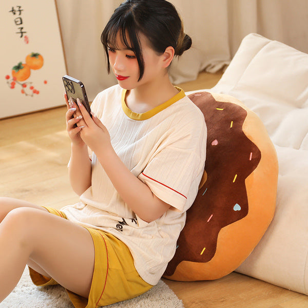 Soft Pastel Donut Cushion Plushies Collection