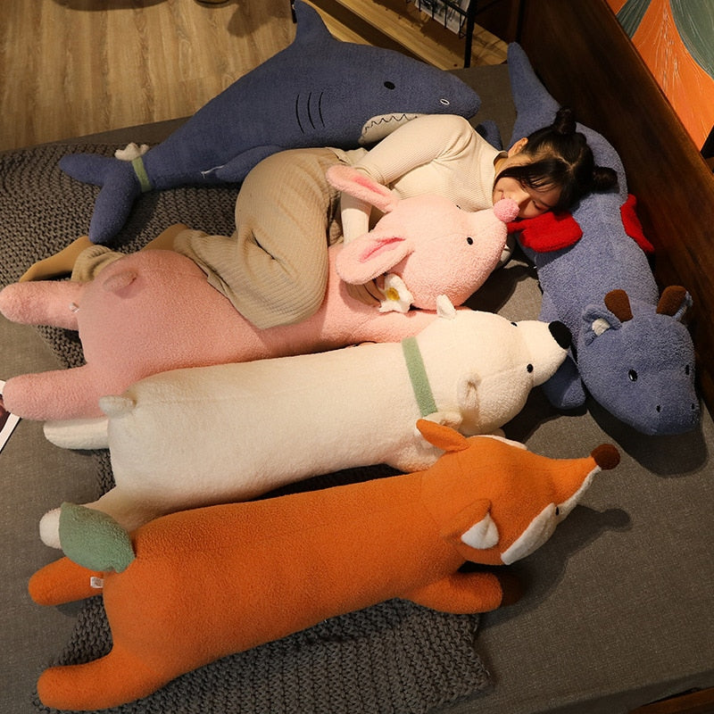 The Fluffy Giants Dragon Fox Bunny Bear Shark Plushies