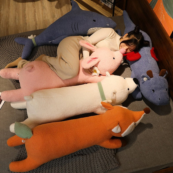 The Fluffy Giants Dragon Fox Bunny Bear Shark Plushies