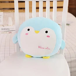 Squishy Cartoon Animals Plush Round Ball Shaped Hand Warmer Warm