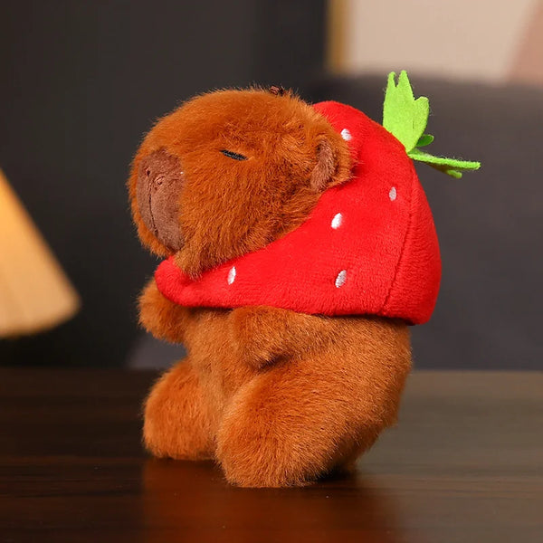 Capybara Plush Pendant With Turtle Backpack Anime Cute Stuffed Animals