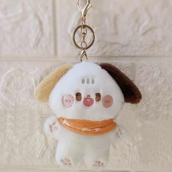 Kawaii Magic Starry Wings Sheep Plushie Keychain – Small Animal Pendant Plush for Bags & Gifts